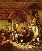 Adriaen van ostade The Schoolmaster. oil